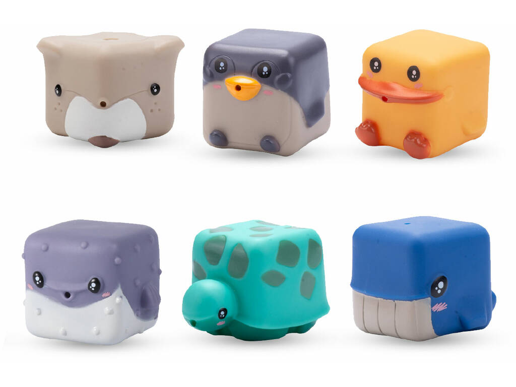 Cubo Infantil Elástico Formas y Colores Animalitos Cuadrados