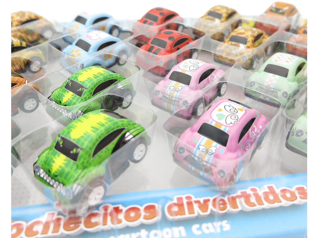 Set 24 Coches de Metal de 5.5 cm