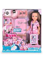 Nancy Beauty Fridge Mueca con Accesorios de Belleza