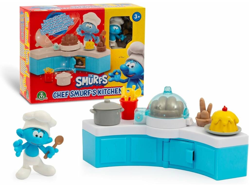 Smurfs Playset com Figura Famosa PUF18000