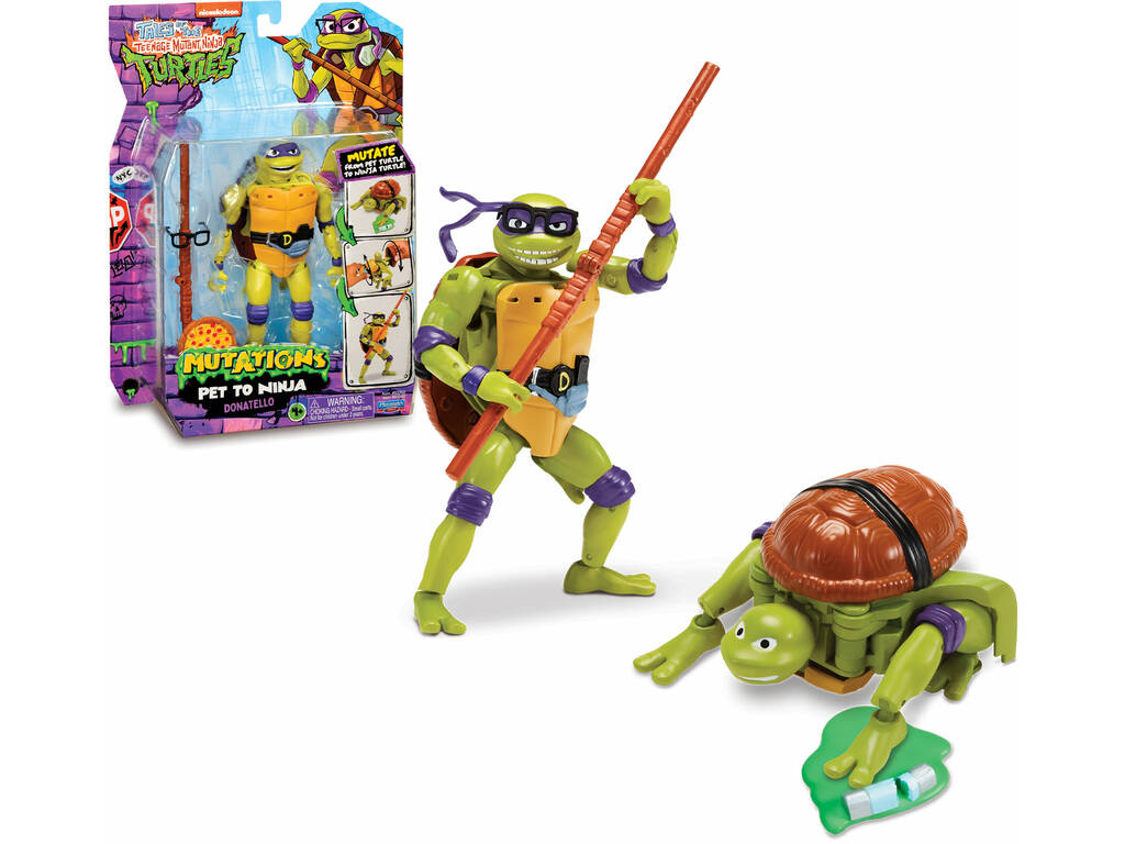 Tortues Ninja Mutations Figure Transformable Famosa TU838000