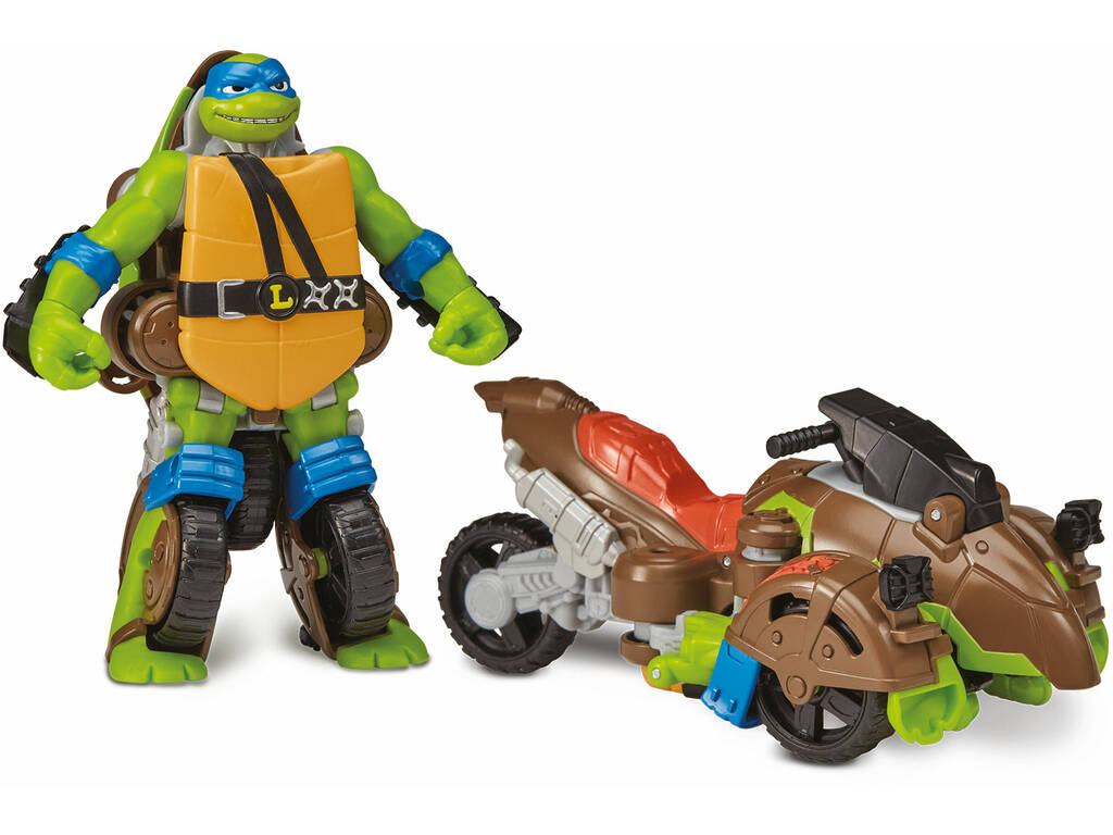 Tortues Ninja Mutations Figure transformable dans le véhicule Famosa TU845000