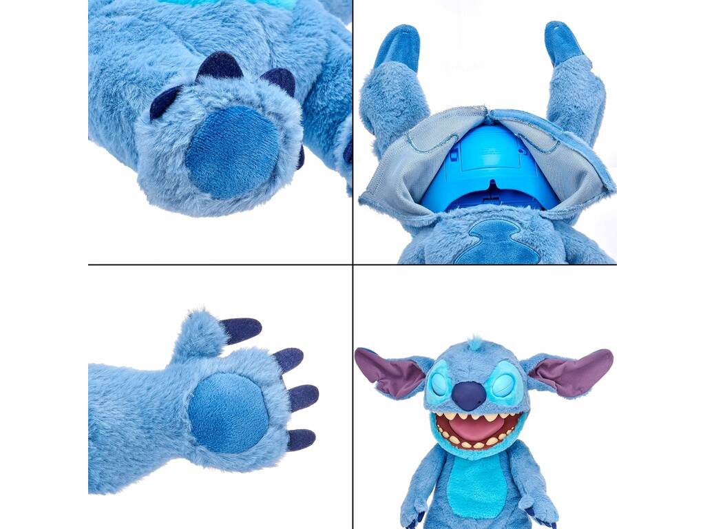 Stitch Boneco Animatrónico Real FX com Sons e Movimentos Realistas Famosa TTC29000