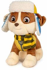 Peluche Paw Patrol Rubble d'inverno 20 cm Famosa 760023917