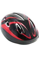 Casque de sport multisport X-Treme noir et rouge pour enfants Taille M