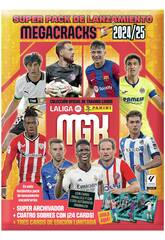 Megacracks La Liga 24-25 Megapack con Archivador, 4 Sobres y 3 Cards Edicin Limitada Panini