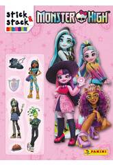 Stick & Stack Monster High Libro de Pegatinas Panini