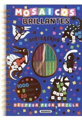 Libro Crea e colora Libro I dinosauri con mosaici brillanti