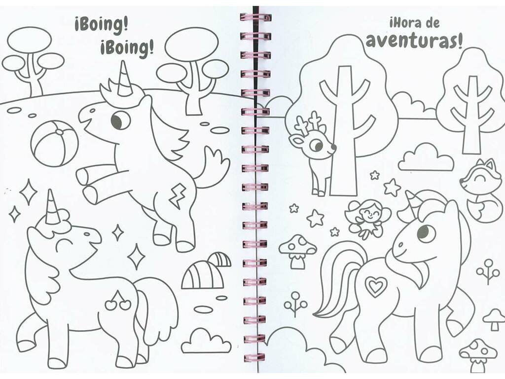 Livre Créez et colorez des licornes avec des mosaïques de paillettes