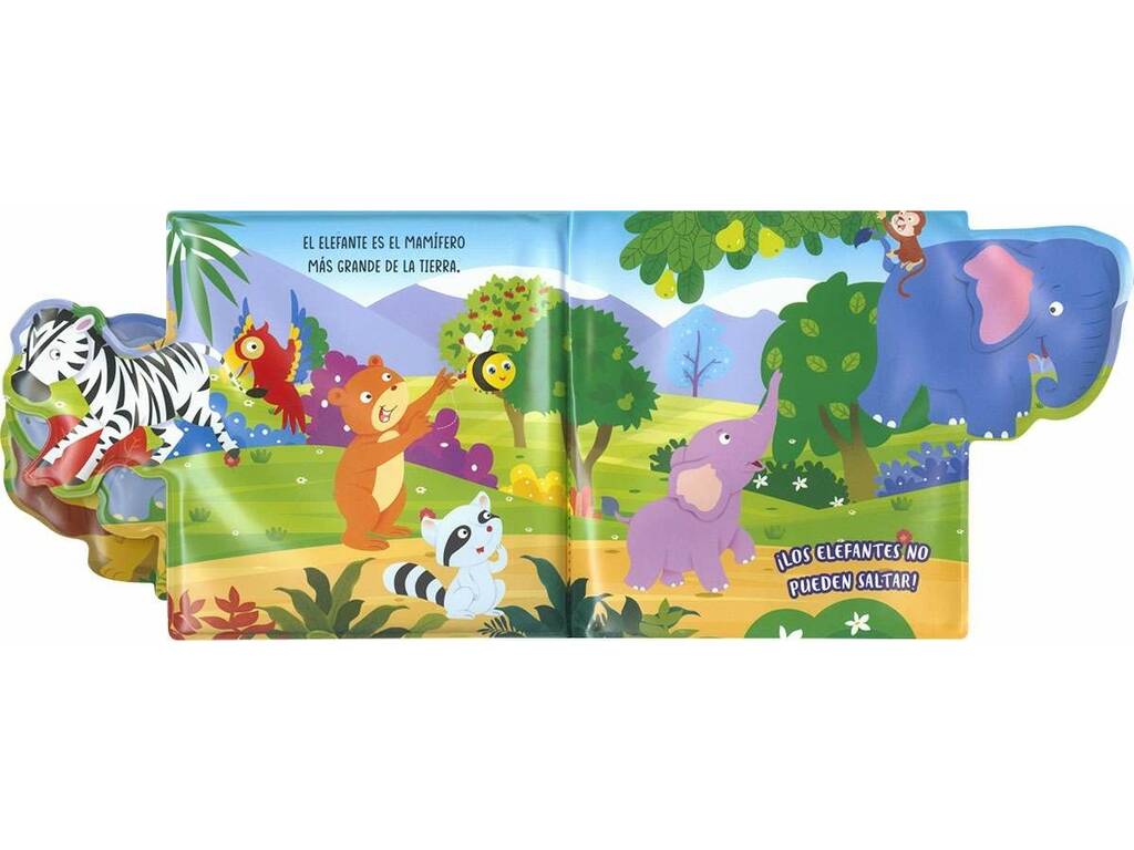 Livre de bain sur les animaux sauvages