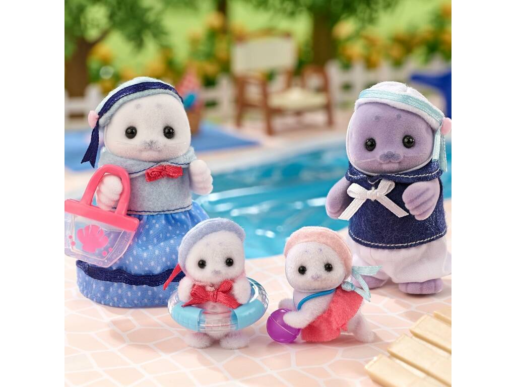 Sylvanian Families Familie Robbe von Epoch zum Spielen 5759