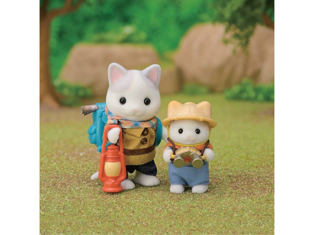 Sylvanian Families Set Exploradores Hermanos Gato Latte de Epoch para imaginar 5763