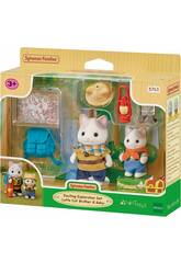 Sylvanian Families Set esploratore dei fratelli Gatto Latte di Epoch Para Imaginar 5763