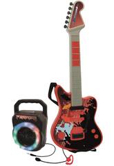 Dr. Sound Rock Guitare lectronique avec amplificateur et microphone Reig