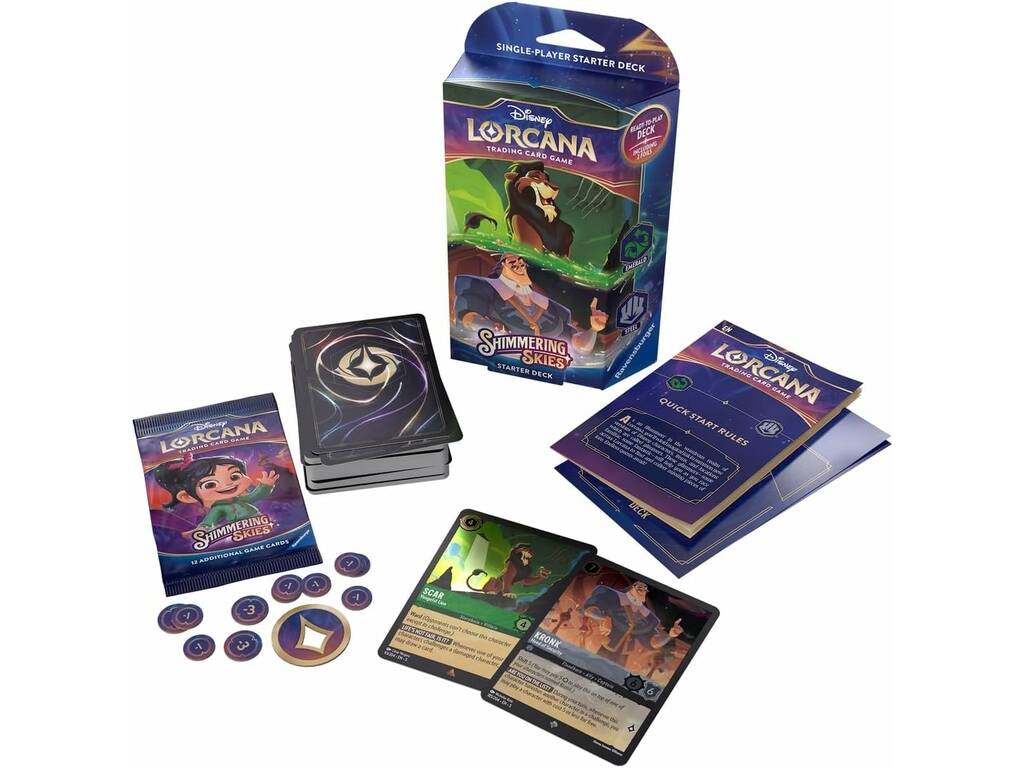 Disney Lorcana TCG Starter Deck Shimmering Skies