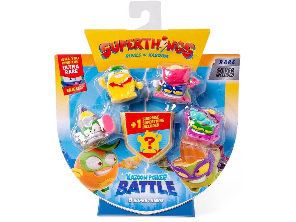 SuperThings Rivals Of Kaboom Kazoom Power Battle Pack mit 5 Figuren Magic Box PST15B616IN00