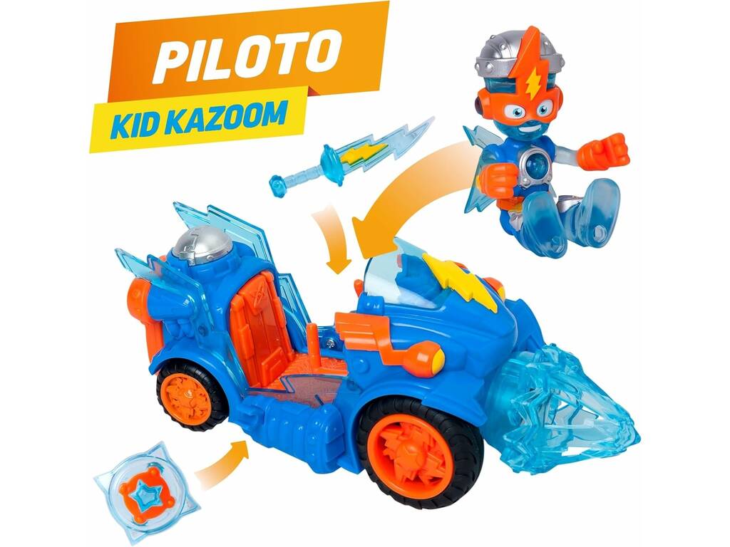 SuperThings Rivals Of Kaboom Kazoom Power Combat Vehicle Kid Kazoom Magic Box PSTSP116IN210