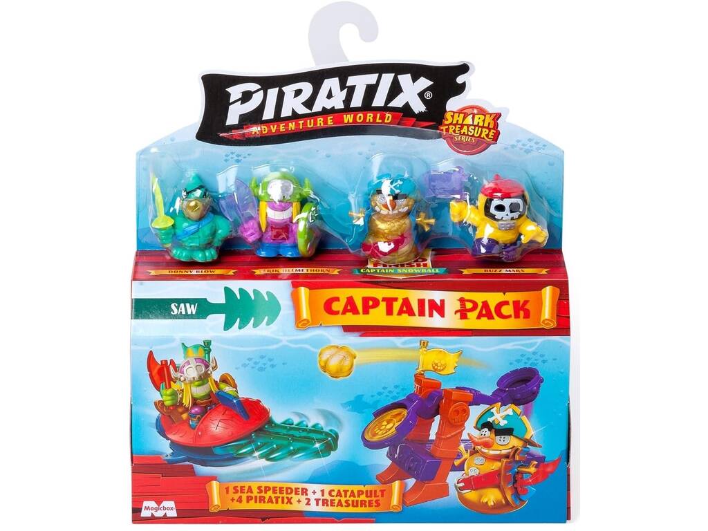 Piratix Shark Treasure Captain Pack Magic Box PPX2B616IN00