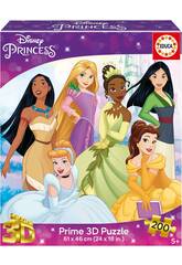 Disney Princess Prime Puzzle 3D da 200 pezzi