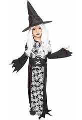 Fato Infantil Teia de Aranha Fluorescente Tamanho M