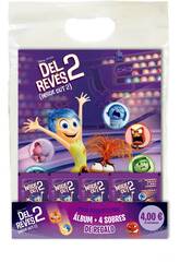 Inside Out 2 Pack Promocional com lbum e 4 Saquetas Panini