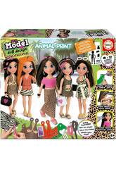 My Model Doll Design Animal Print avec 36 accessoires