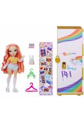 Casier personnalis Rainbow High avec poupe Pinkly Paige et accessoires