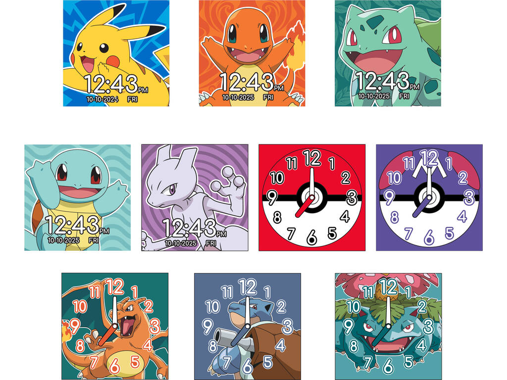 Montre interactive Pokémon pour enfants POK4260