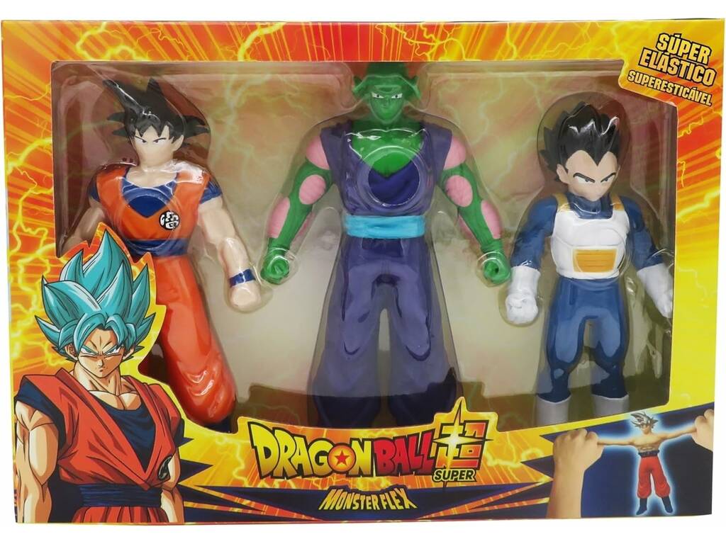 Dragon Ball Super Pack 3 Monster Flex Bizak 64390231