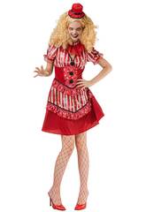 Costume de clown cauchemardesque Taille M