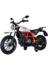 Ducati Scrambler Batterie Vlo 12V Blanc avec Lumire