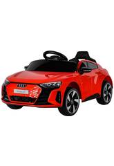 Auto Convertibile Audi E-Tron GT Rosso da 12V con Radiocomando