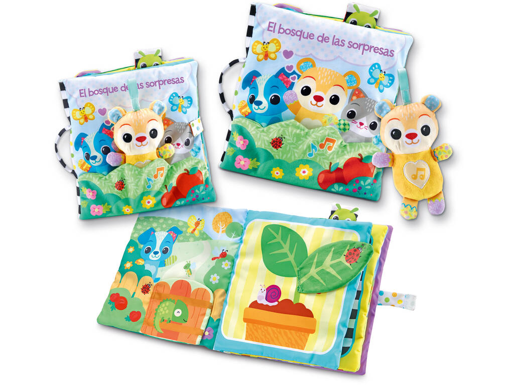 Gran Libro Sensorial El Bosque De Las Sorpresas Vtech 80-574322