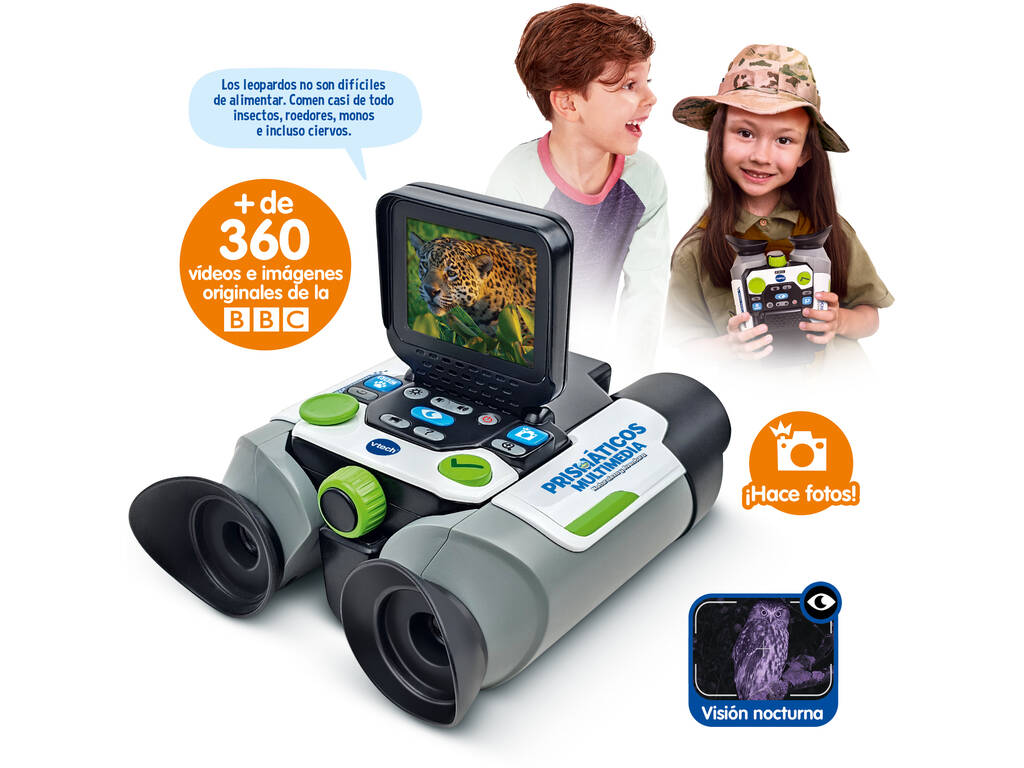 Prismáticos Multimedia Naturaleza y Aventura Vtech 80-618622