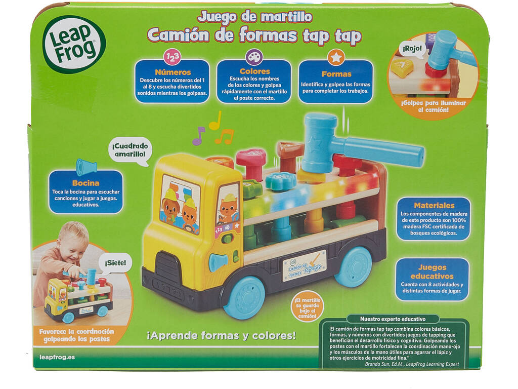 Juego De Martillo Camión De Formas Tap Tap Vtech 80-619539