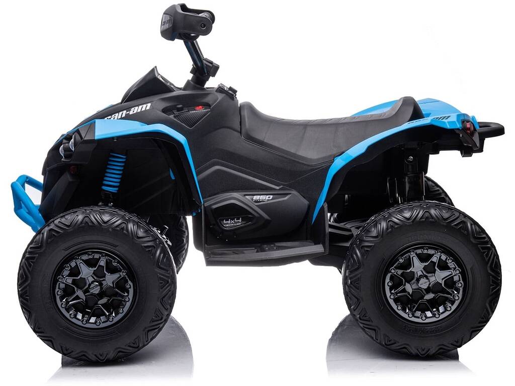 Quad a Batería Azul de 12V con Radio Control y Luces