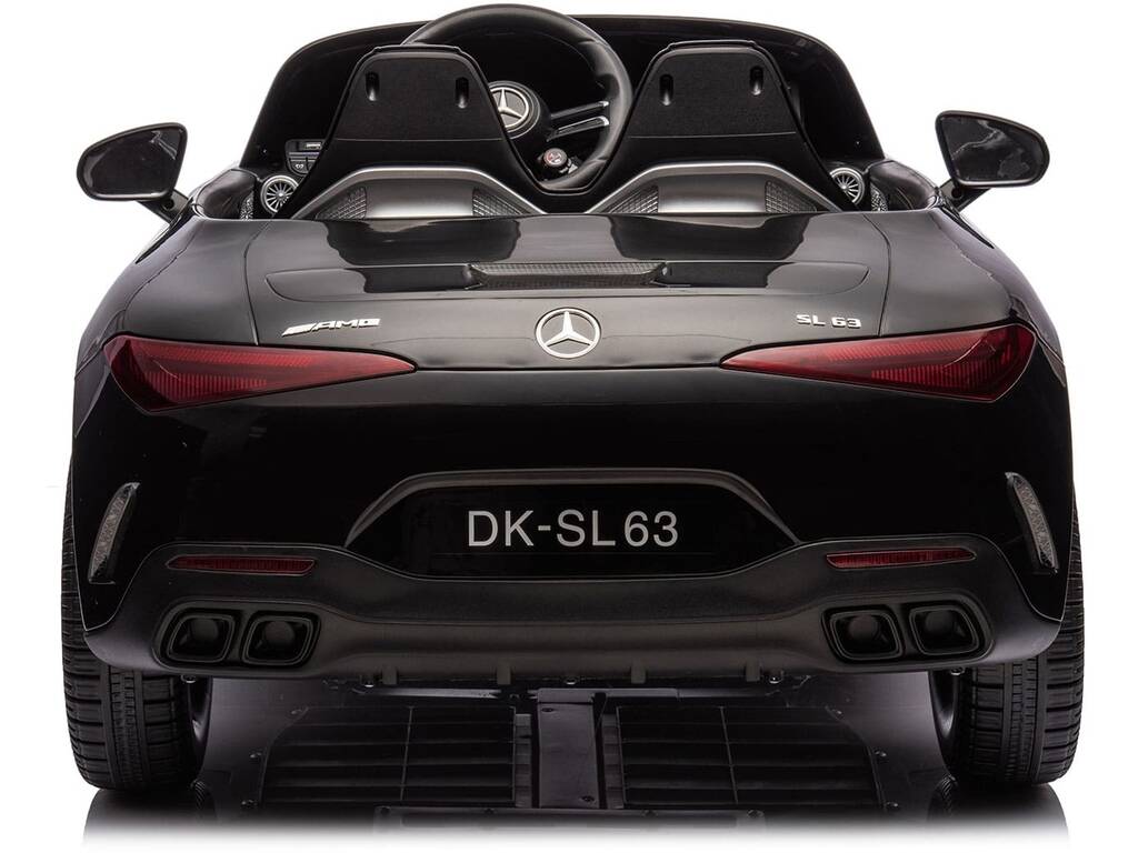 Coche Descapotable Mercedes AMG SL63 Negro de 12V con Radio Control