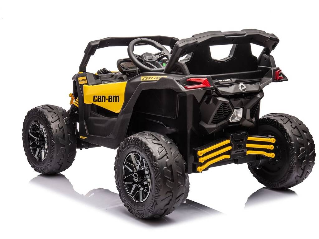 Coche Descapotable Buggy Maverick Amarillo de 24V con Radio Control