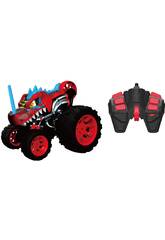 Coche Radio Control Crazon Rolling Stunt Car Cocodrilo Rojo