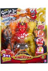 Heroes Of Goo Jit Zu Stretch Zu Strikers Figure King Hydra Lava Fury 3 en 1