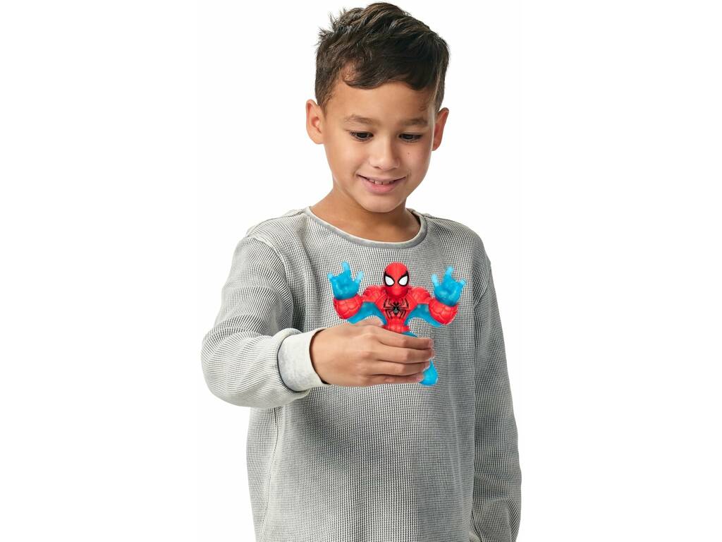 Heroes Of Goo Jit Zu Glow Surge Marvel Figura Spiderman