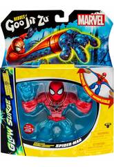 Heroes Of Goo Jit Zu Glow Surge Marvel figura Spiderman
