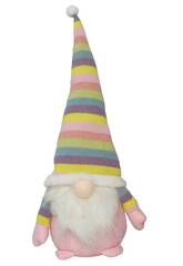 Figurine dcorative Casquette de gnome avec rayures 54x25x17 cm