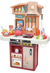 Cuisine Junior Chef avec robinet d'eau, lumire, sons et accessoires