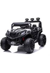 Carro Descapotvel Buggy X-Treme Branco de 12V com Controlo Remoto