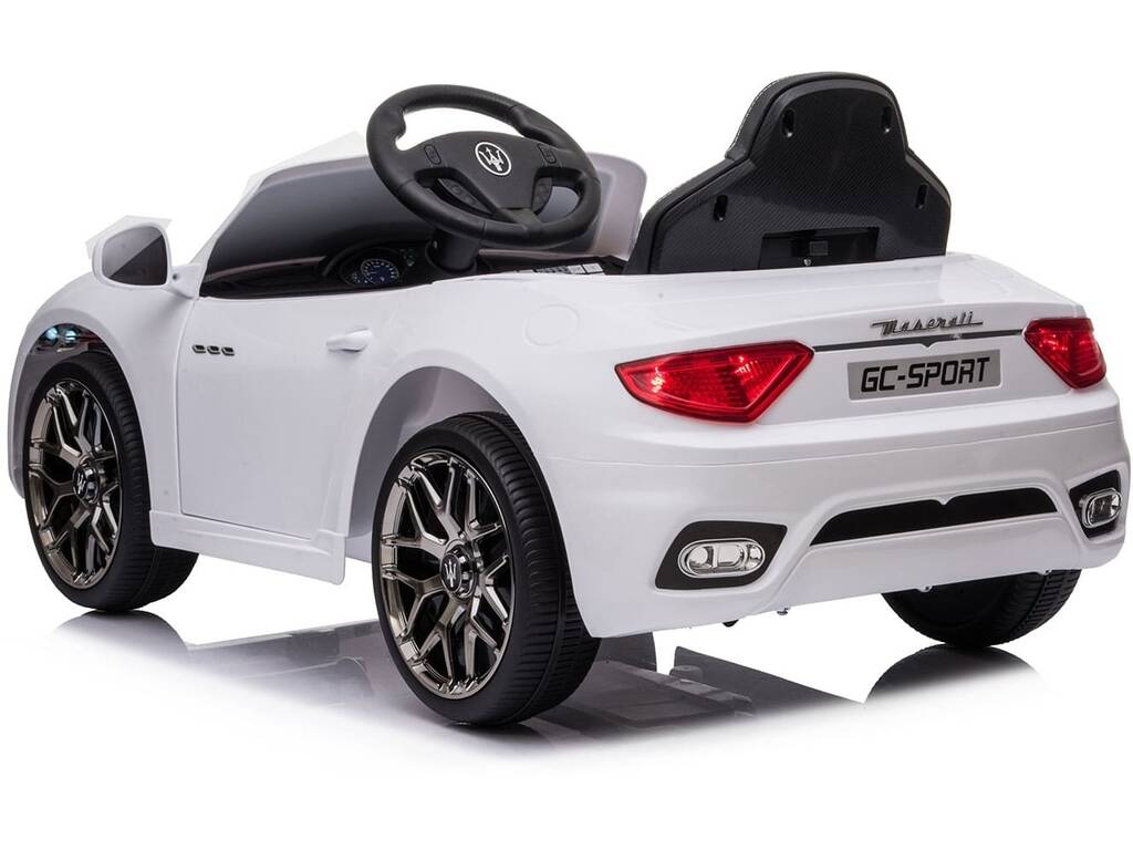 Coche descapotable Maserati Gran Cabrio MY18 12V. Blanco