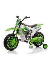 Moto cross batera 12v 7 Ah. Verde