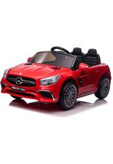 Coche descapotable Mercedes Benz SL65 AMG 12V. Rojo