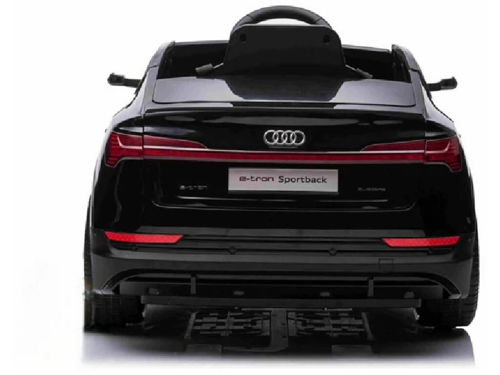 Auto convertibile Audi E-Tron Sportback nera da 12V con telecomando