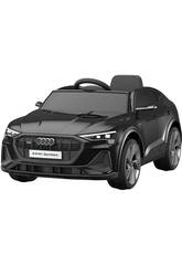 Auto convertibile Audi E-Tron Sportback nera da 12V con telecomando